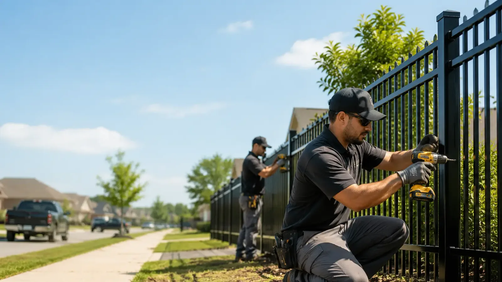 Metal Fence Installation in Rover, AR